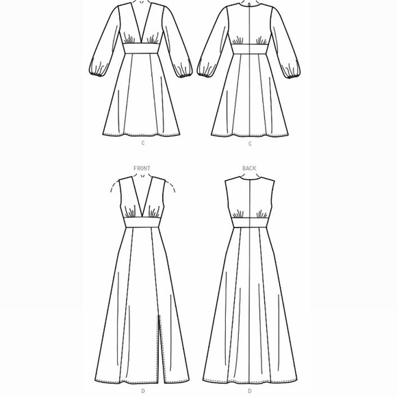 NWT McCall’s Sewing Pattern 7802 Dress - Picture 7 of 11